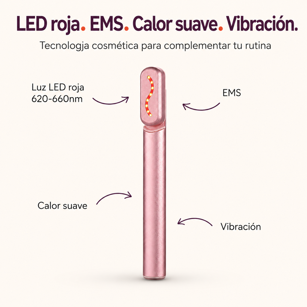 Varita Masajeadora Ojos Y Rostro Luz Led - id 9276 — vista 3