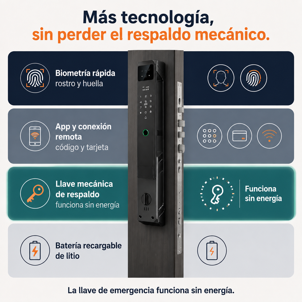 Cerradura Inteligente Ko69 Impermable - 6266 — vista 4