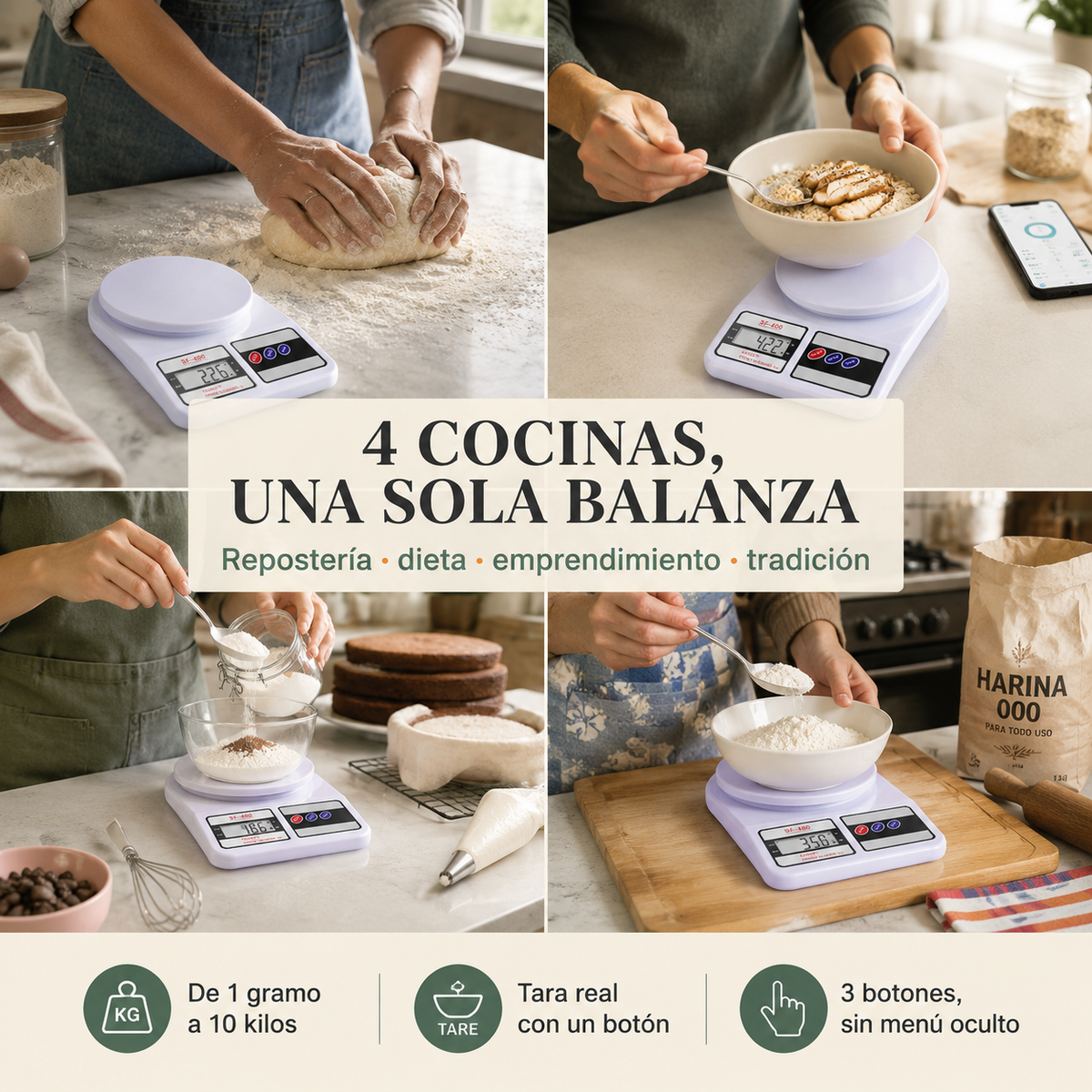 Balanza Electronica 0.1g 10kg - 4730 — vista 5